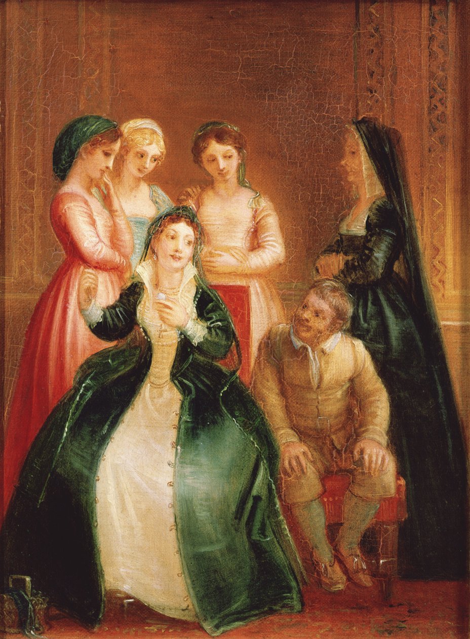 Sancho Panza a vévodkyně, konec 18. nebo začátek 19. století od Thomas Stothard