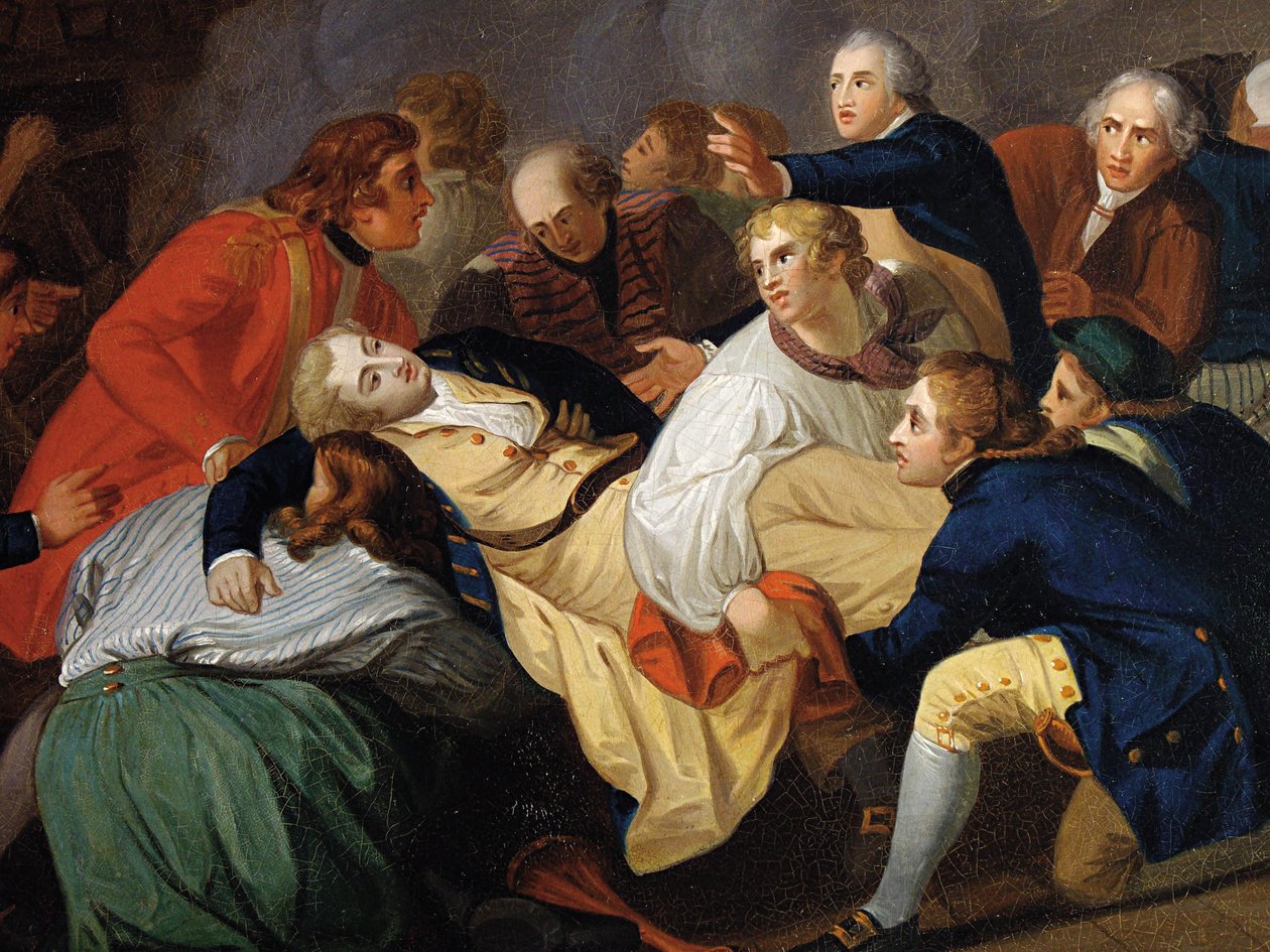 Smrt lorda Roberta Mannerse od Thomas Stothard