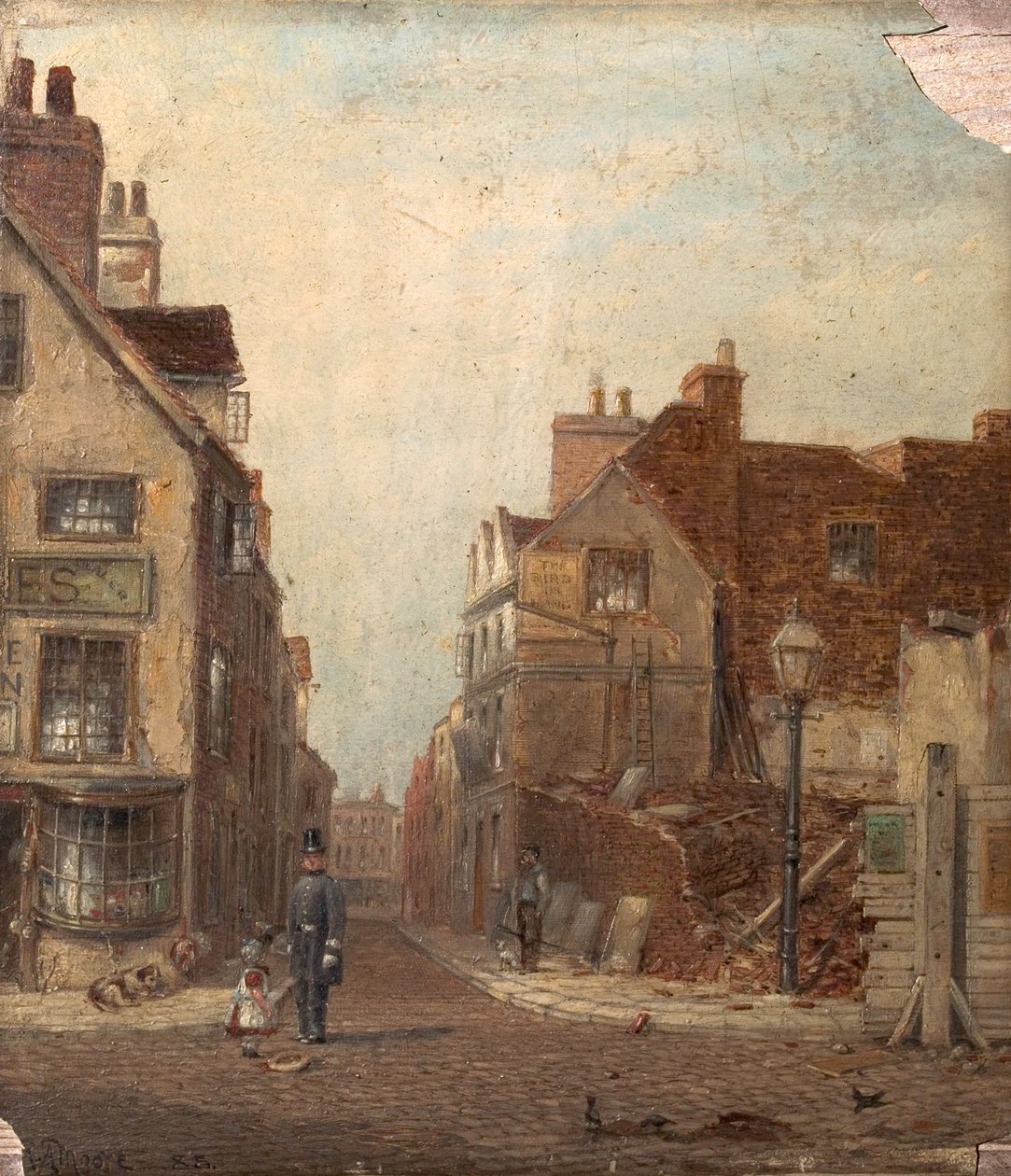 Sheep Lane, Nottingham, kolem roku 1885 od Thomas Sturge Moore