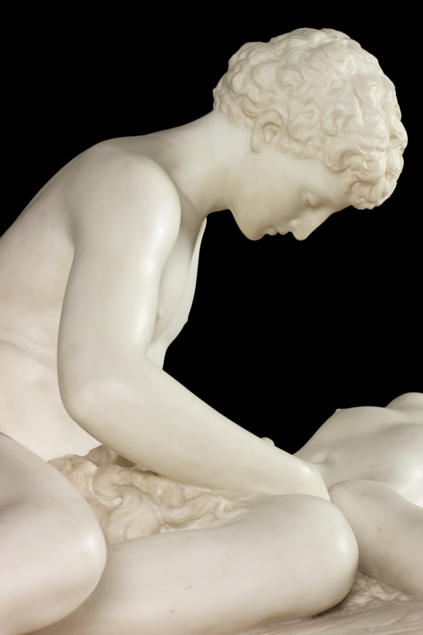 Fallen Angel, 1889 (kámen a mramor) od Thomas Waldo Story