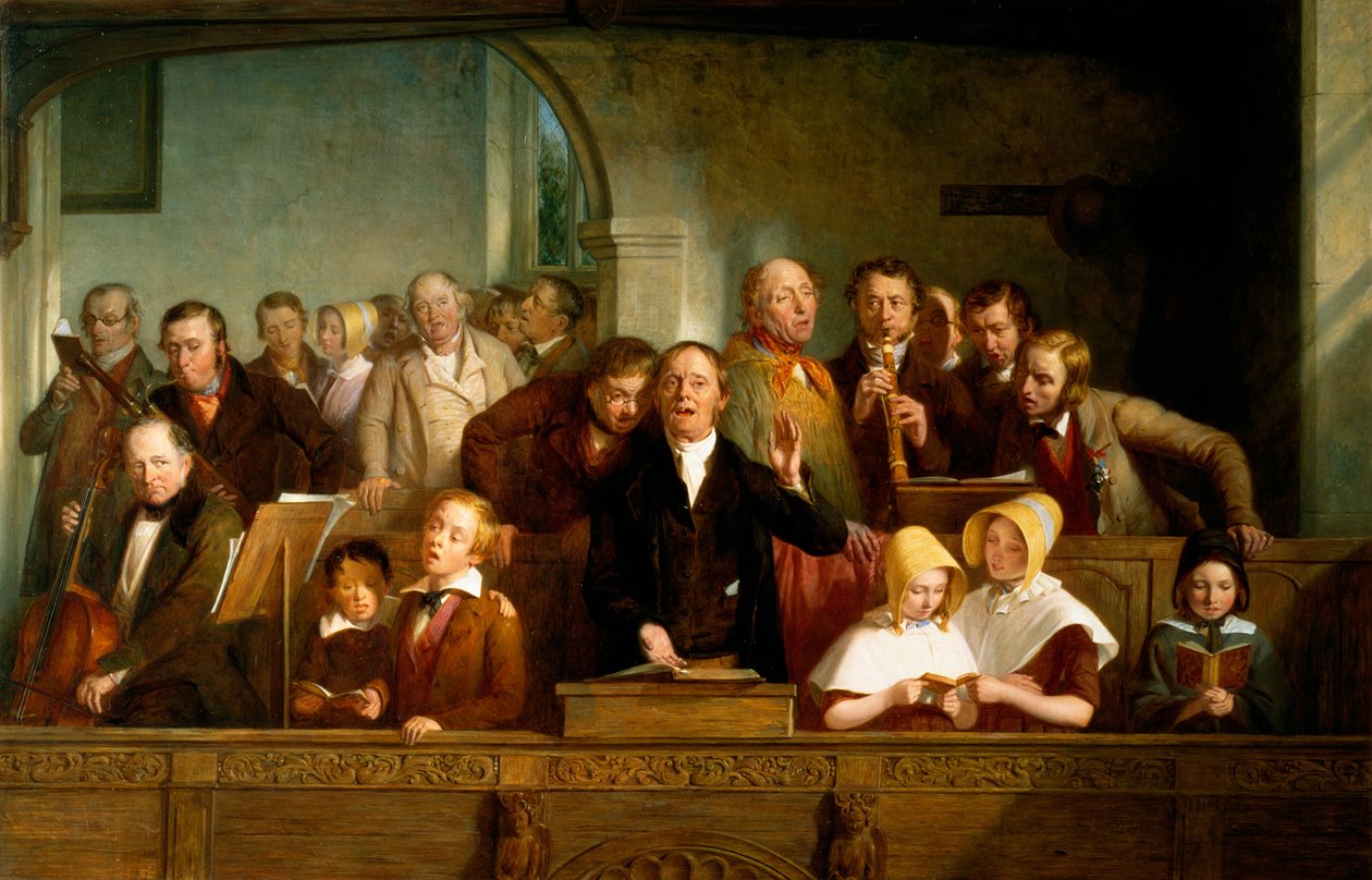 Vesnický sbor (viz také 12274) od Thomas Webster