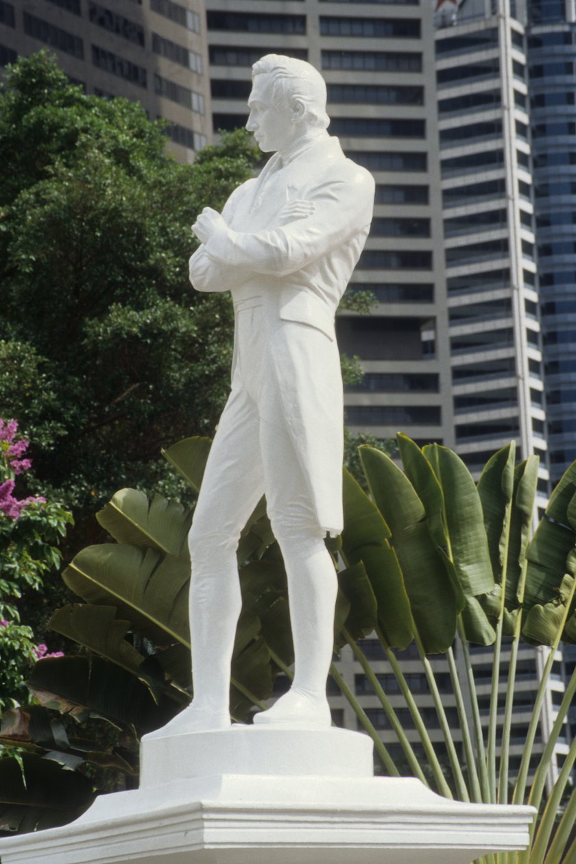 Sir Stamford Raffles (mramor) od Thomas Woolner