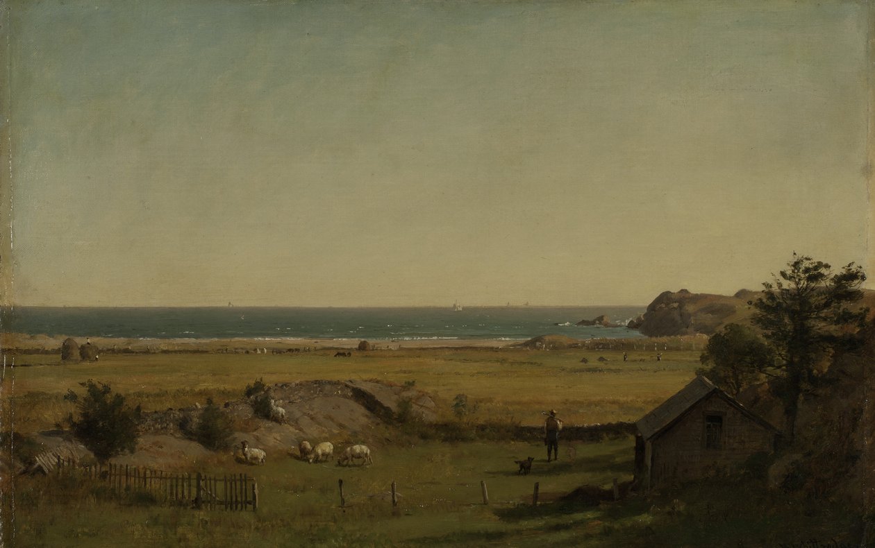 Pohled poblíž Newportu, Rhode Island, 1840-70 od Thomas Worthington Whittredge