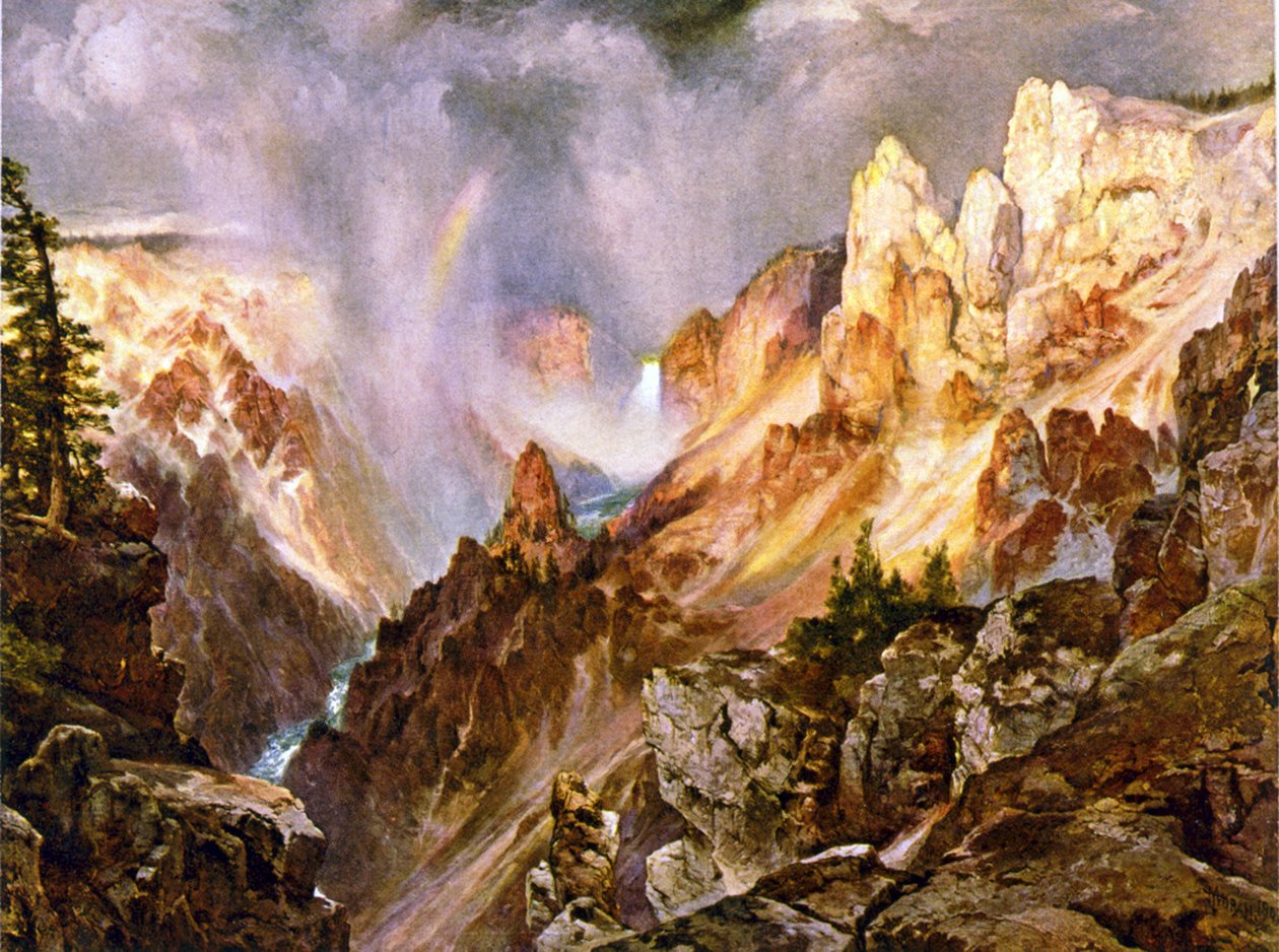kaňon v Yellowstone