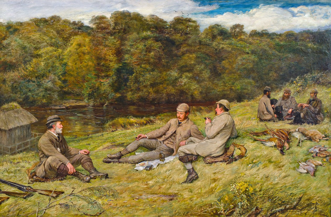 Lovecká párty v Stobhall (Perthshire) od Thomas Alexander Ferguson Graham