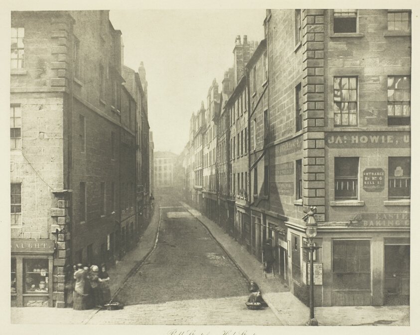 Bell Street z High Street od Thomas Annan