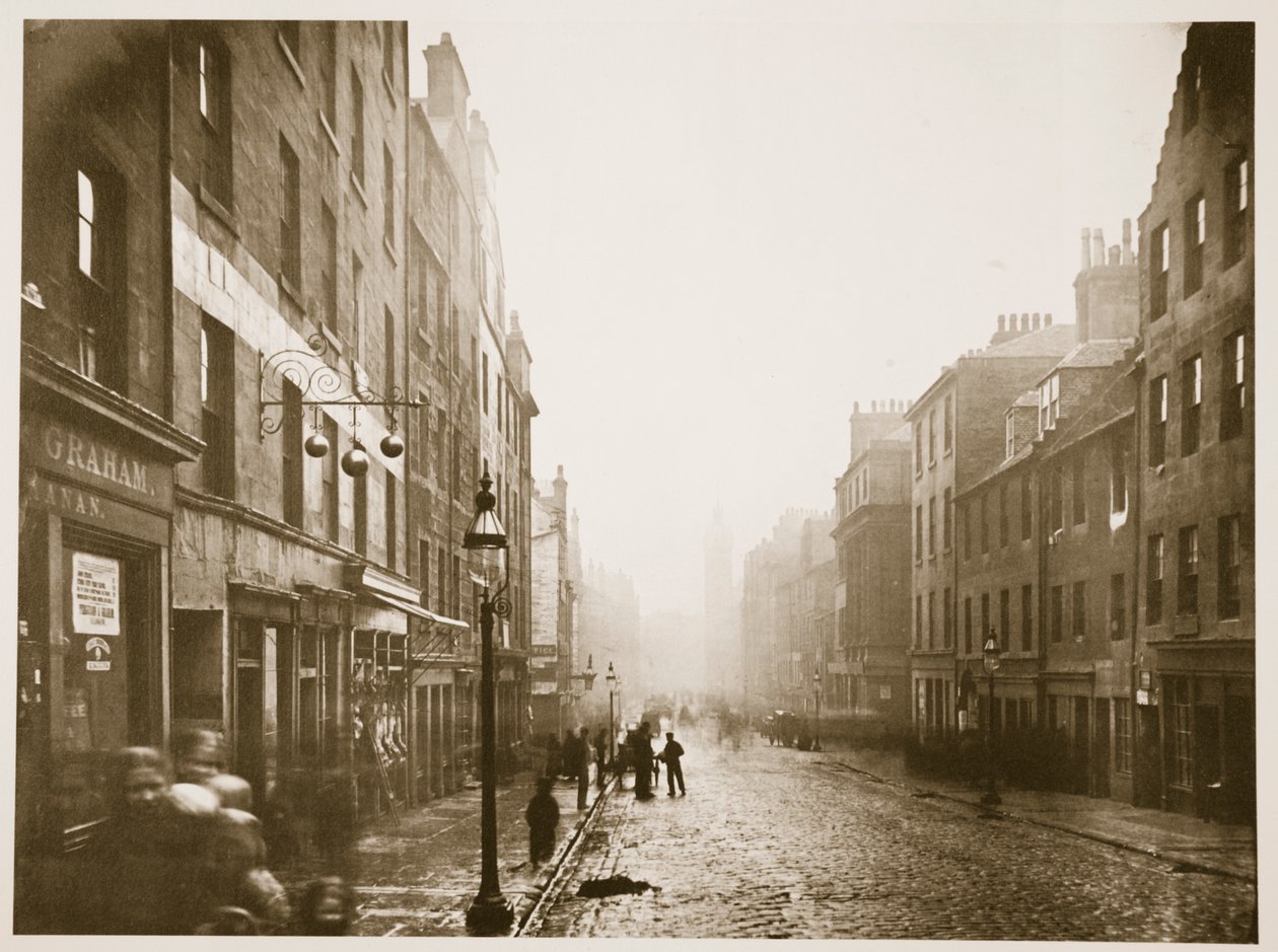 High Street, Glasgow, kolem roku 1878 od Thomas Annan