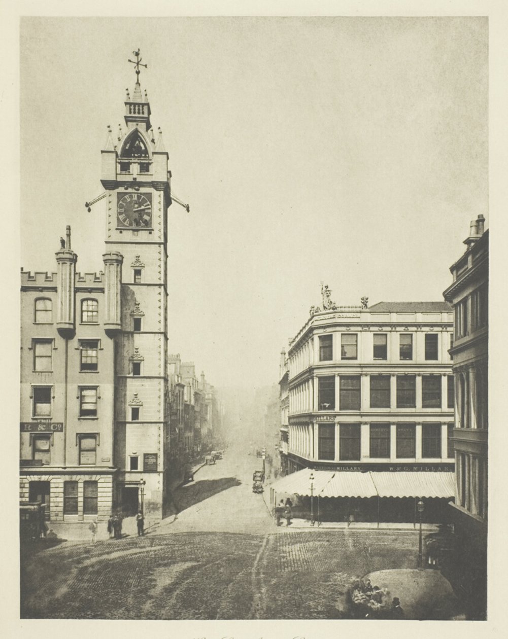 High Street od kříže od Thomas Annan