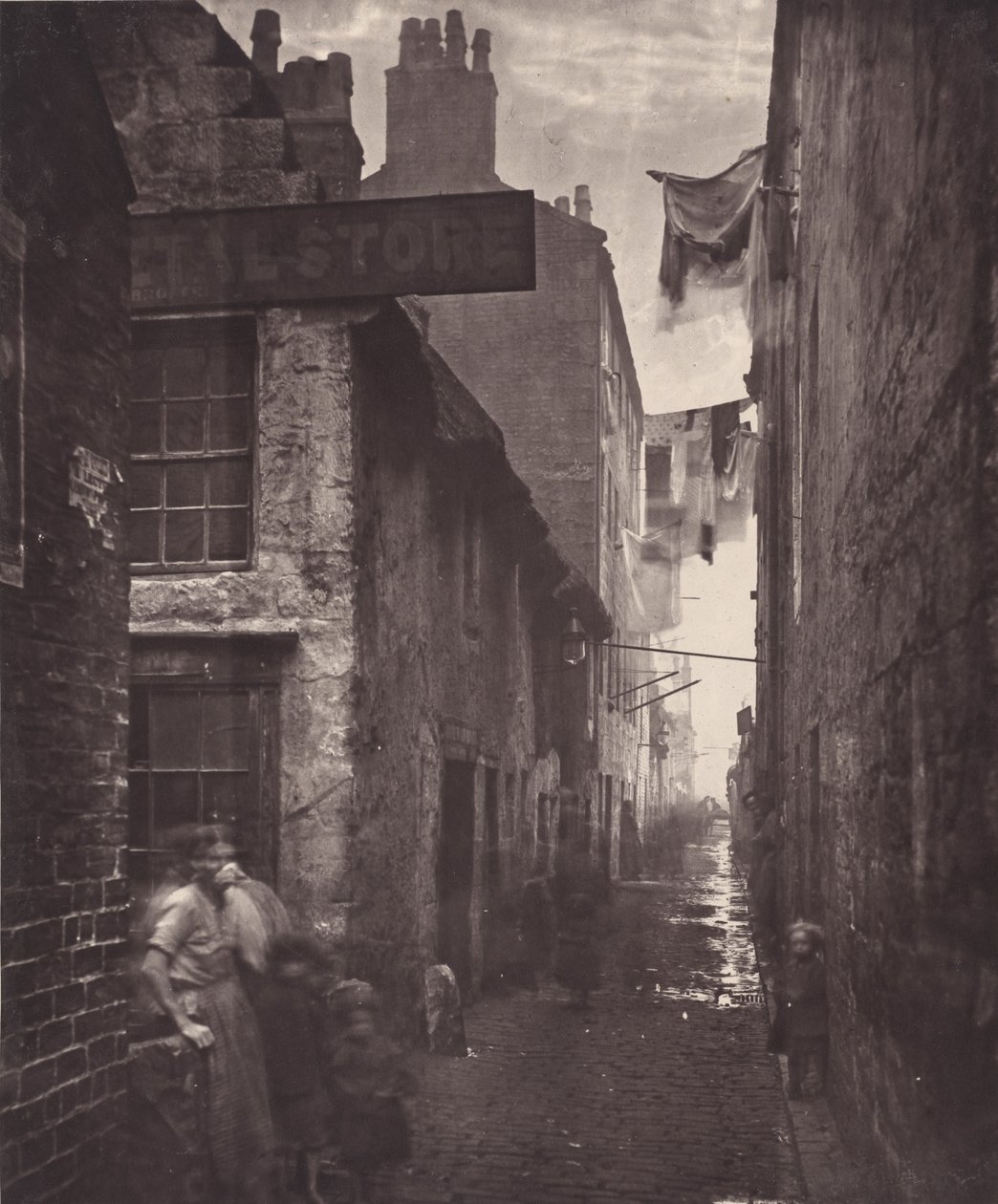 Old Vennel, Off High Street, 1868-1871. od Thomas Annan