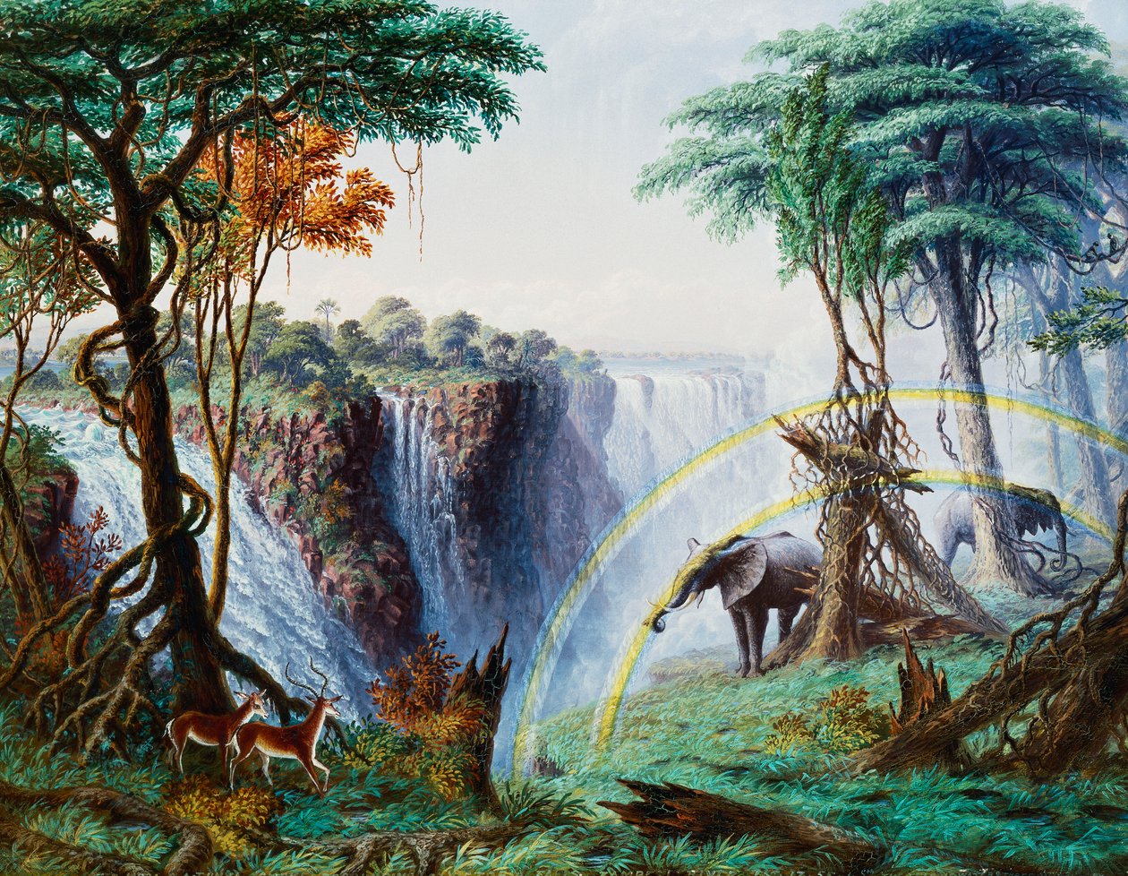 Mosi-O-A-Tunya od Thomas Baines
