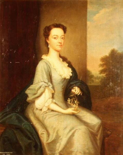 Portrét Hannah Suckling od Thomas Bardwell