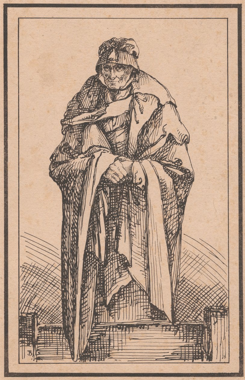 Stará žena od Thomas Barker