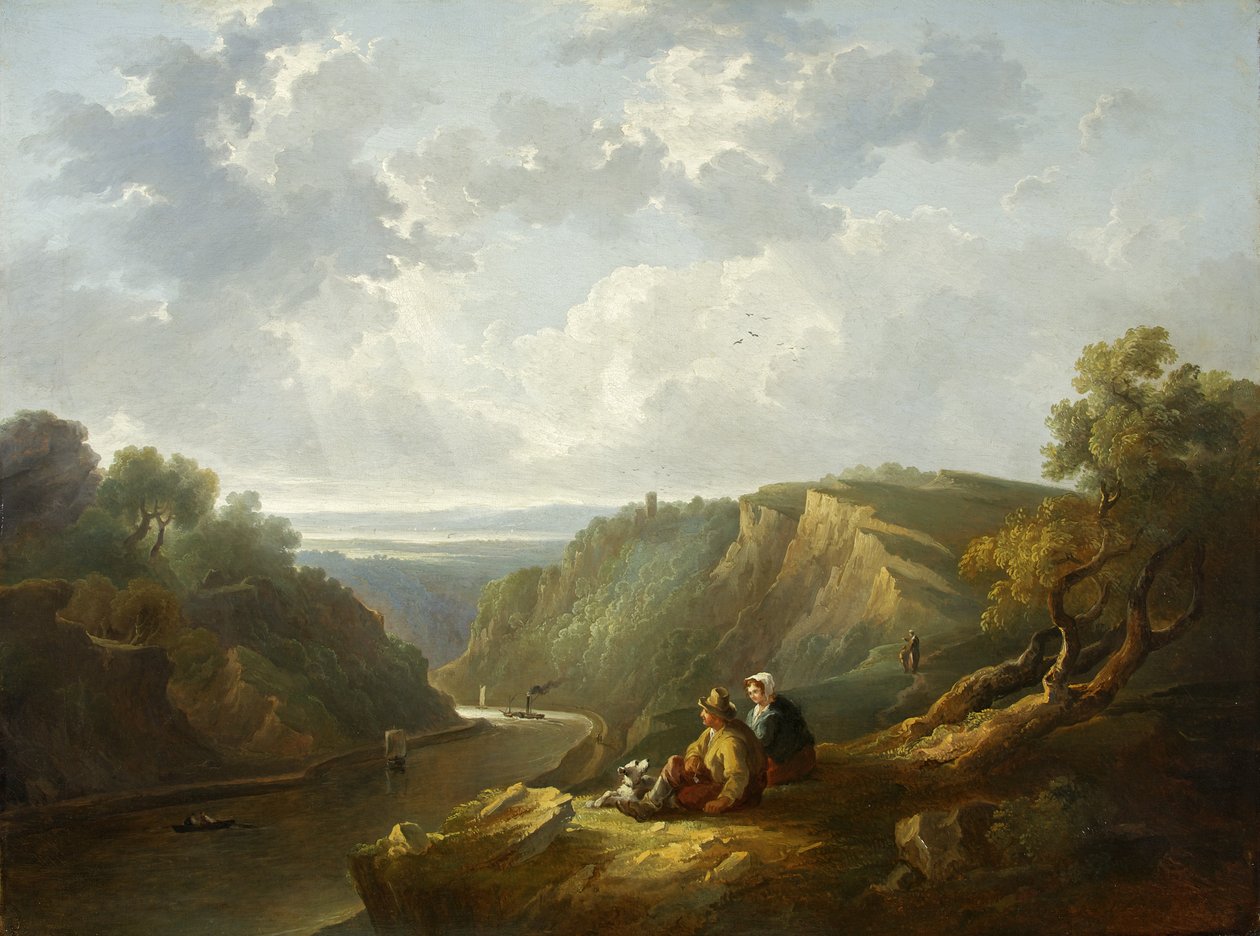 Avon Gorge (olej na plátně) od Thomas Barker