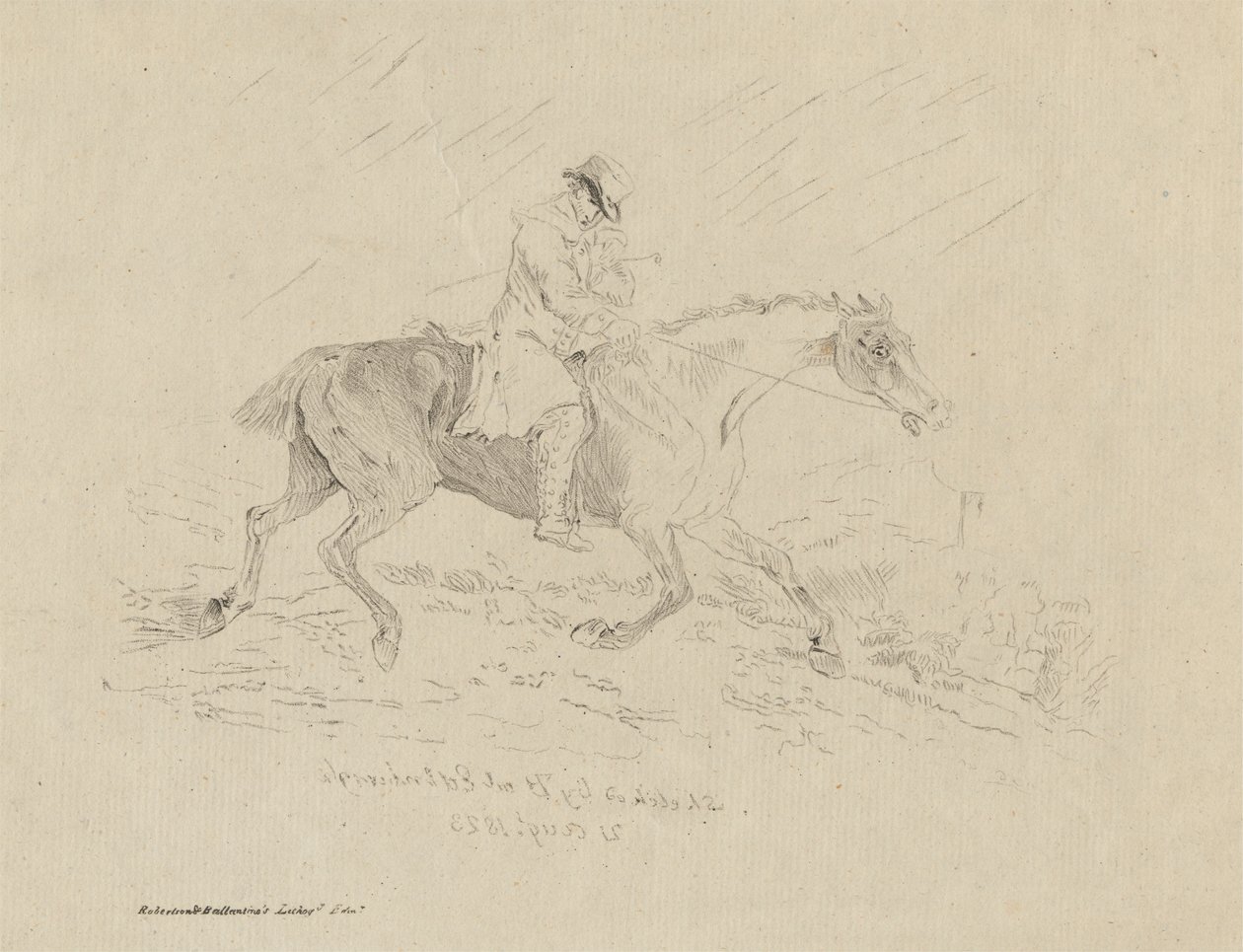 Cadgerův klus od Thomas Bewick