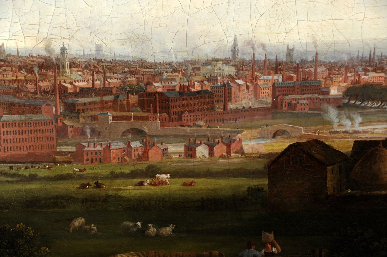 Pohled na Leeds od Thomas Burras
