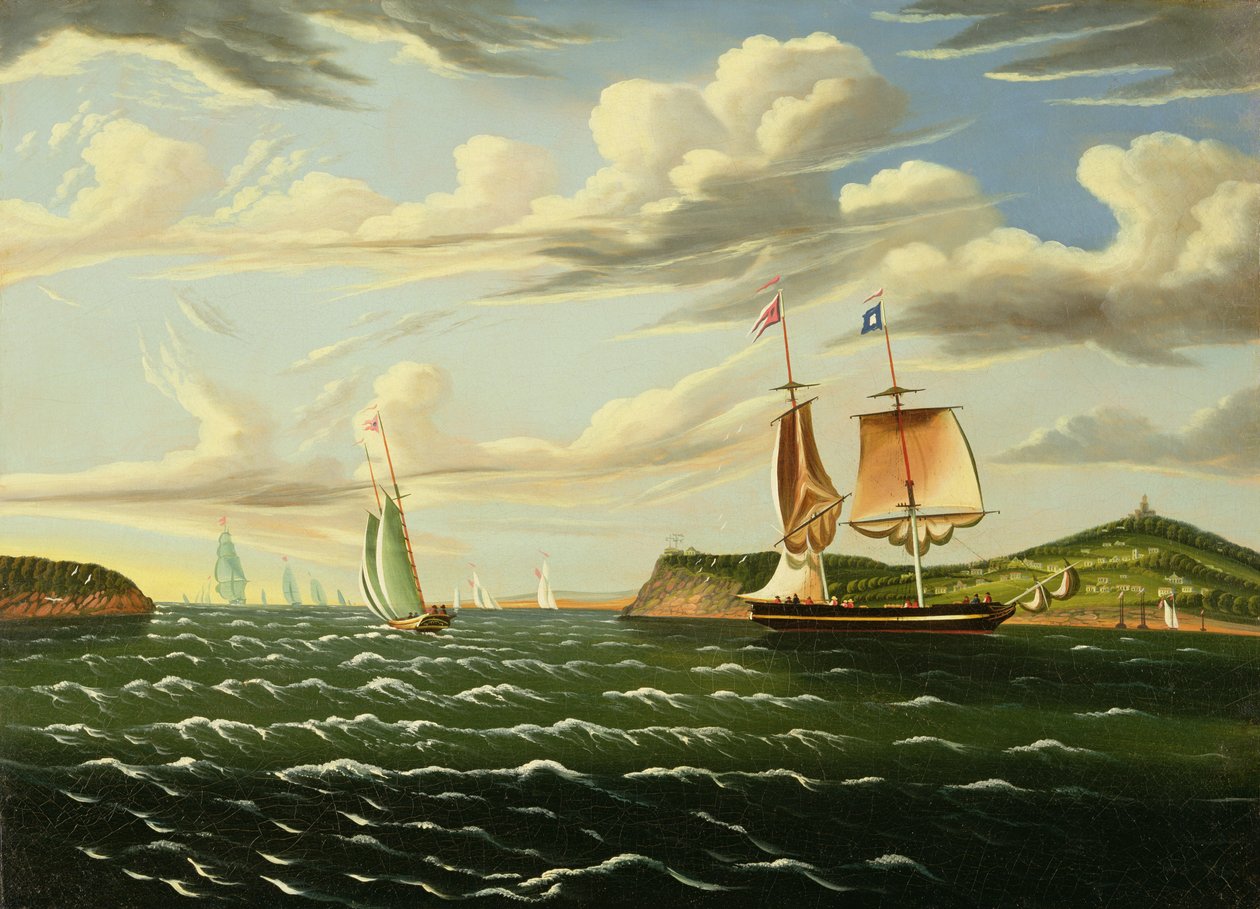 Staten Island a Narrows od Thomas Chambers