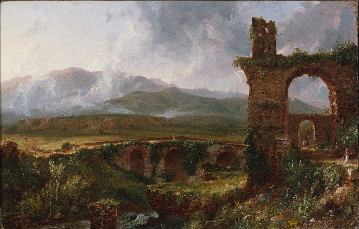 Pohled na Tivoli (dopoledne) od Thomas Cole