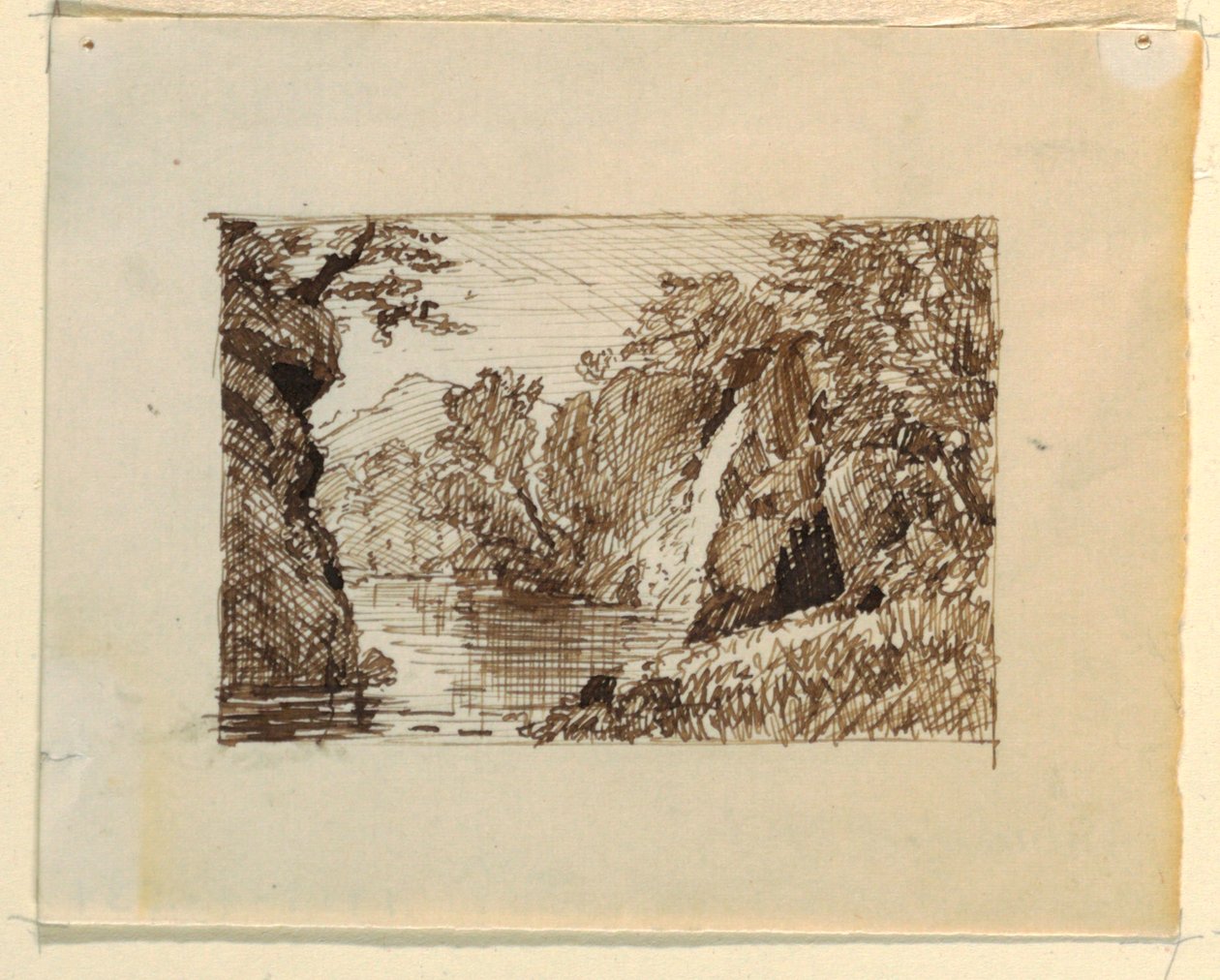 Imaginární krajina od Thomas Cole