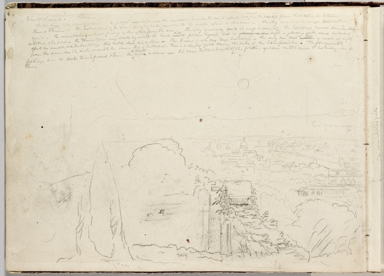 Panorama Florencie od Thomas Cole