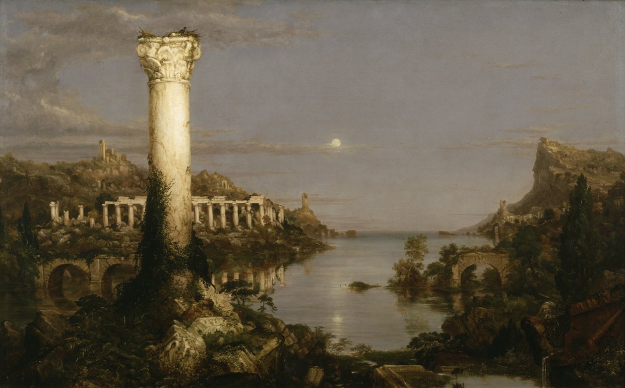 The Course of Empire: Desolation od Thomas Cole