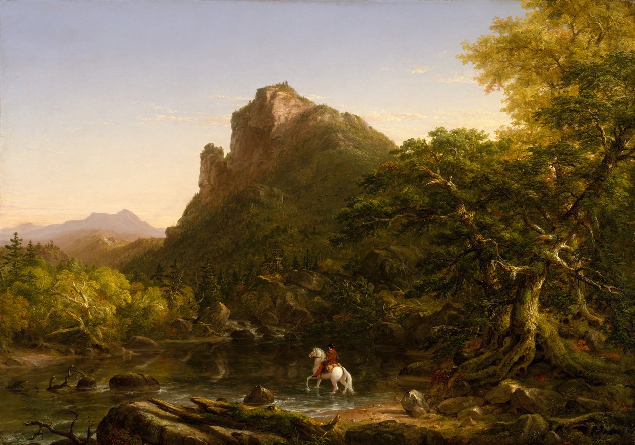 Horský brod, 1846. od Thomas Cole
