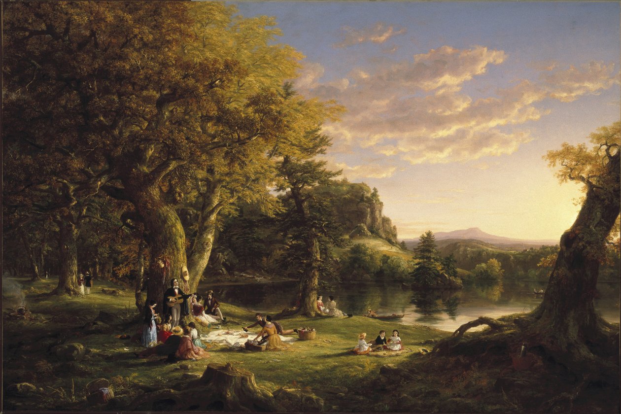 The Pic-Nic, 1846 od Thomas Cole