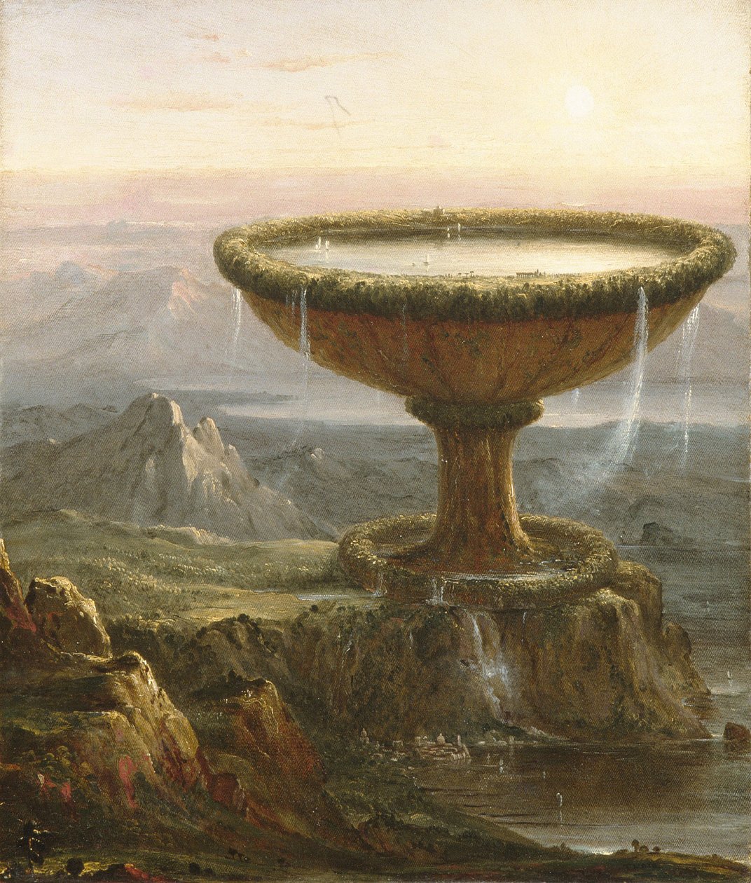 Pohár titánů, 1833 od Thomas Cole