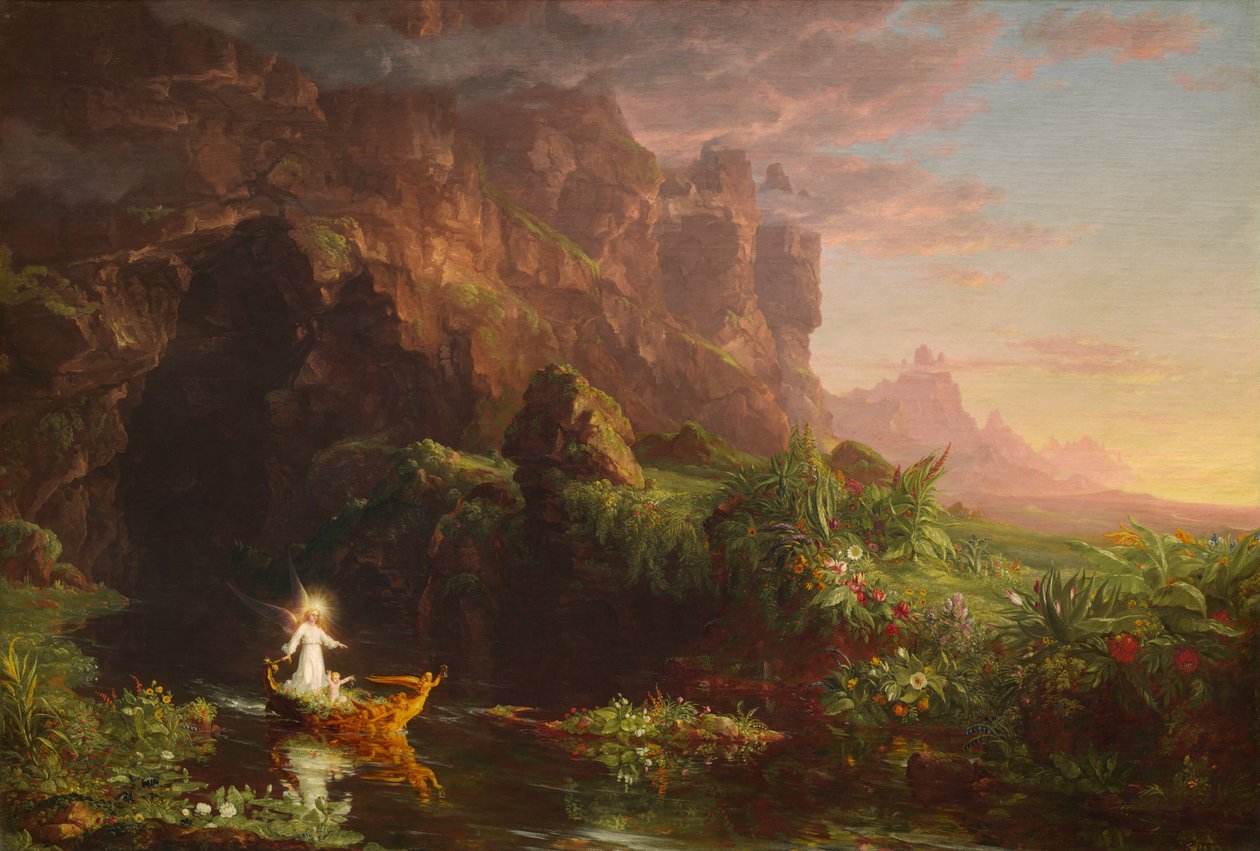 Cesta života: dětství, 1842. od Thomas Cole