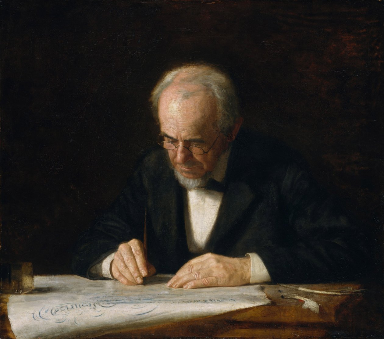 Mistr psaní od Thomas Cowperthwait Eakins