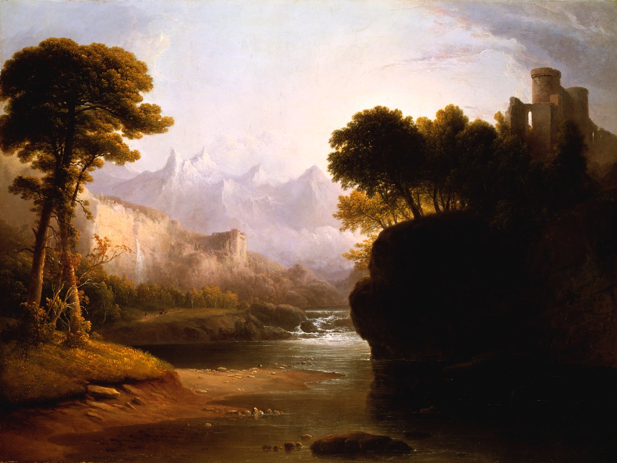 Fantazijní krajina, 1834. od Thomas Doughty