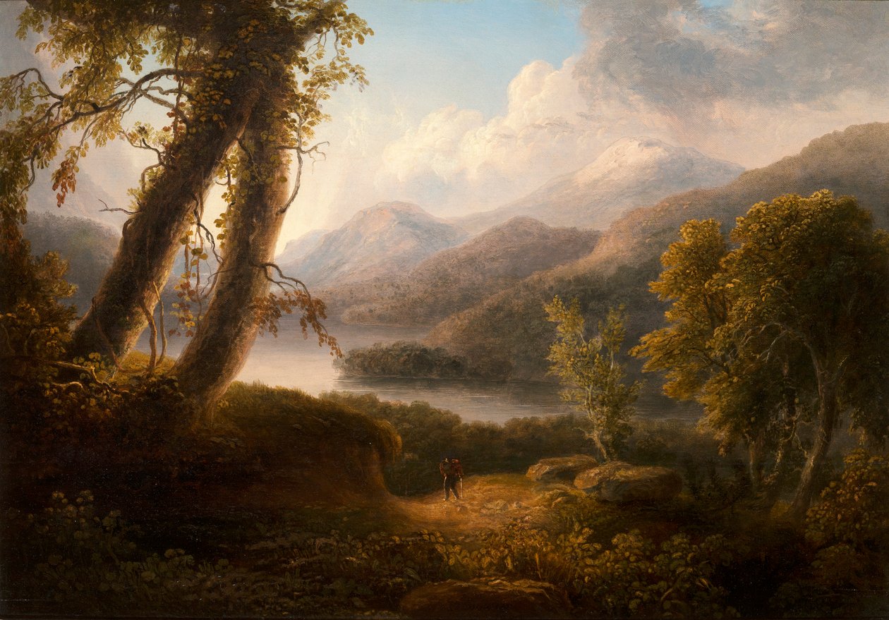 Krajina (olej na plátně) od Thomas Doughty
