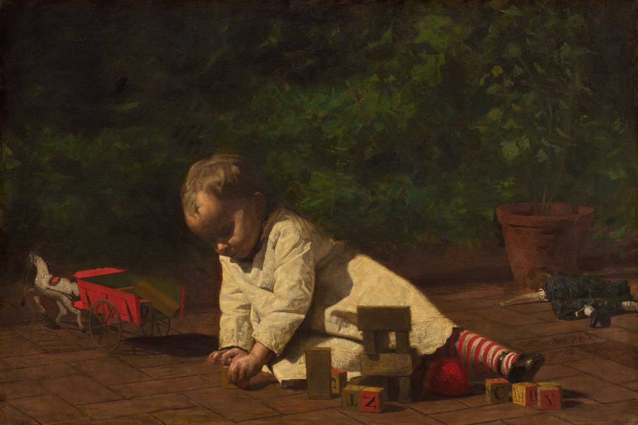 Dítě ve hře, 1876. od Thomas Eakins