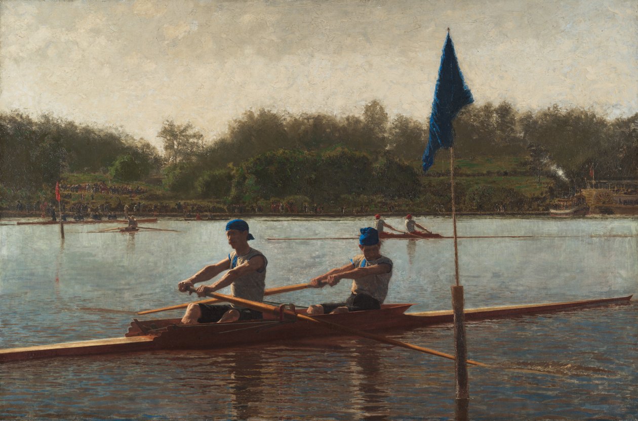 The Biglin Brothers Turning the Stake, 1873. od Thomas Eakins