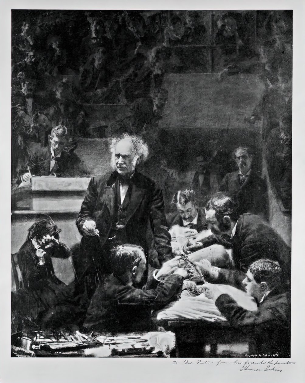 Grossova klinika, 1876. od Thomas Eakins