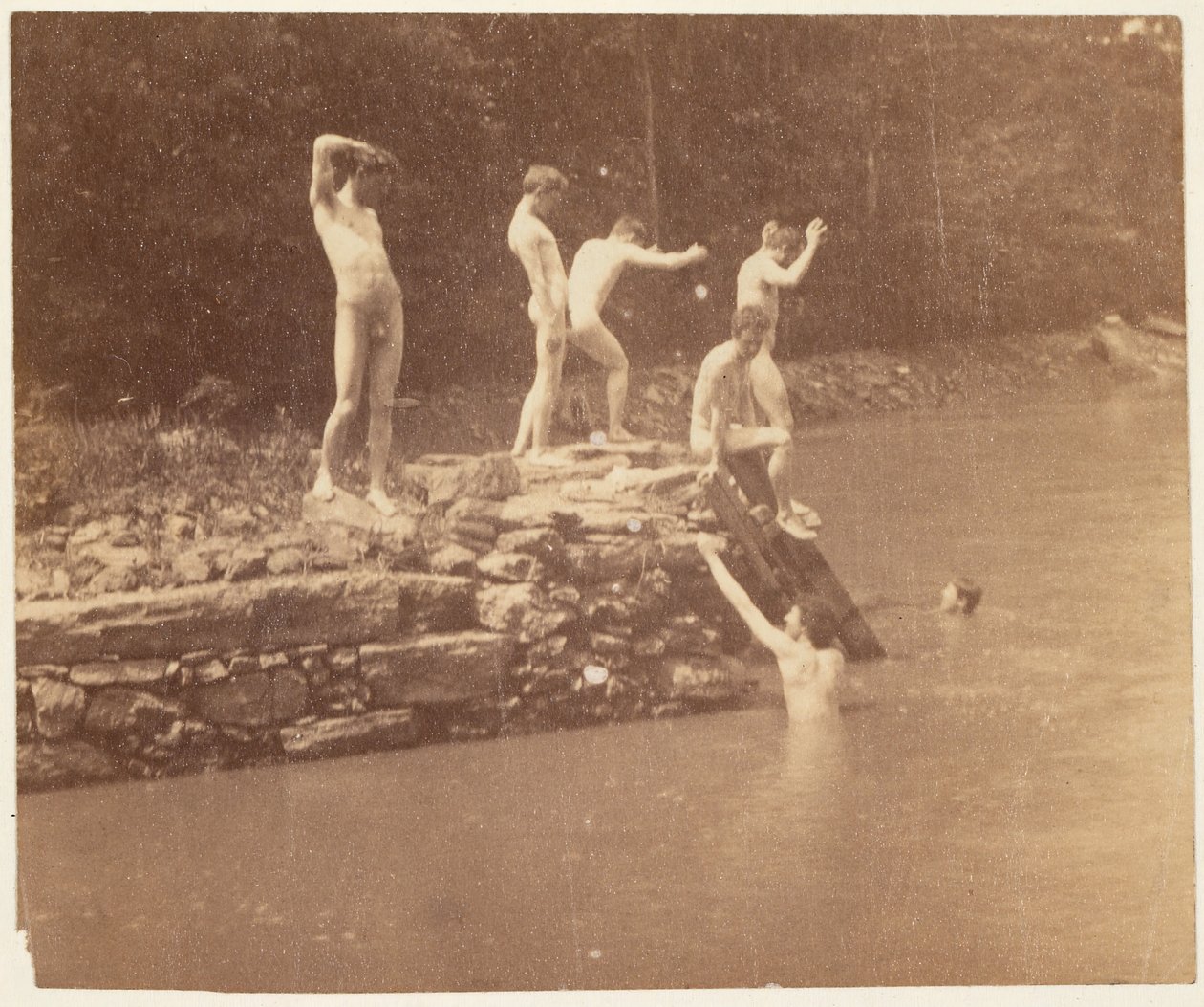 Thomas Eakins a studenti, c. 1883. od Thomas Eakins