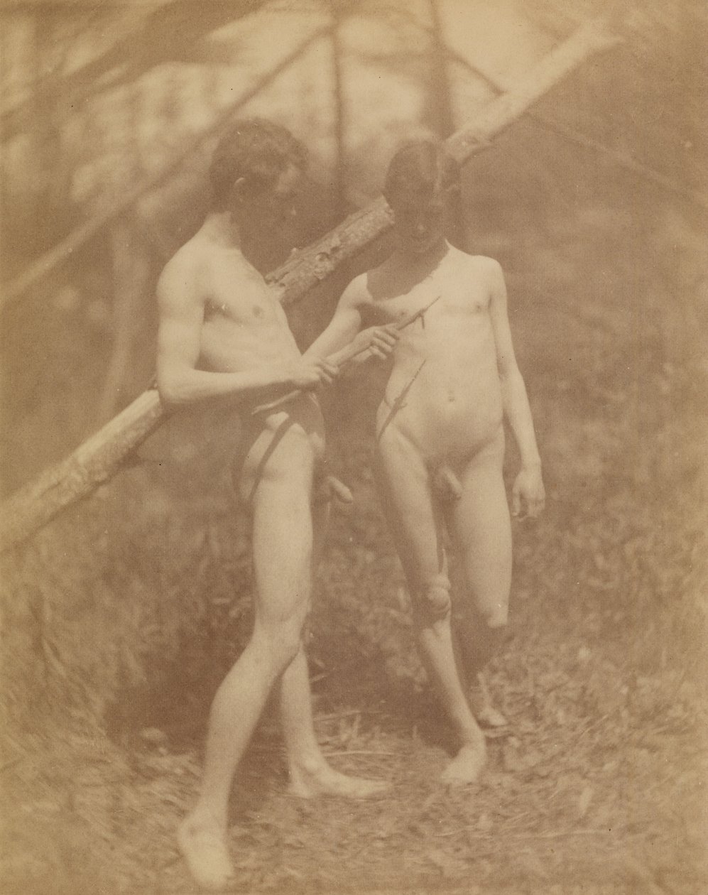 [Dva mužské akty] od Thomas Eakins