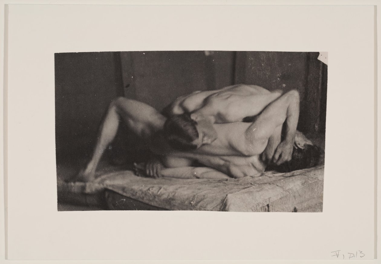 Zápasníci v Eakinsově studiu, c. 1899. od Thomas Eakins