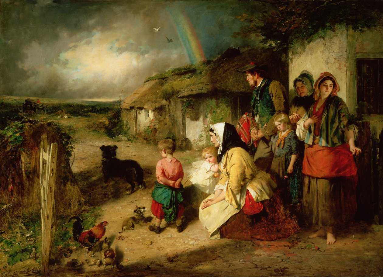 První zlom v rodině od Thomas Faed