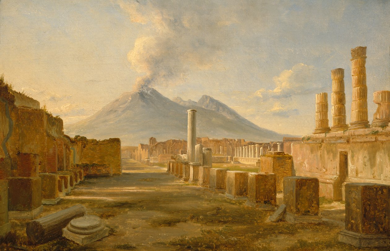 Fórum v Pompejích (malba) od Thomas Fearnley