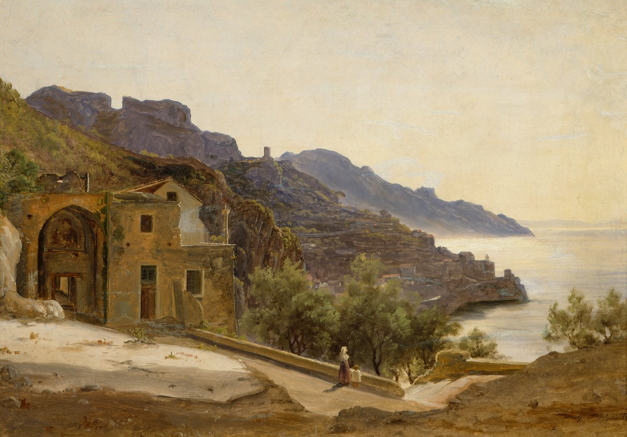 Terasa v Amalfi od Thomas Fearnley