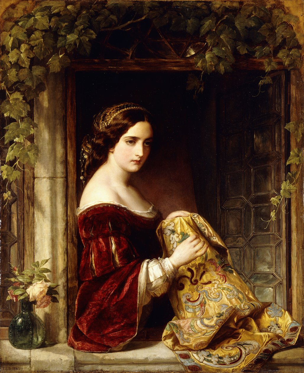 Čekání, 1860 od Thomas Francis Dicksee