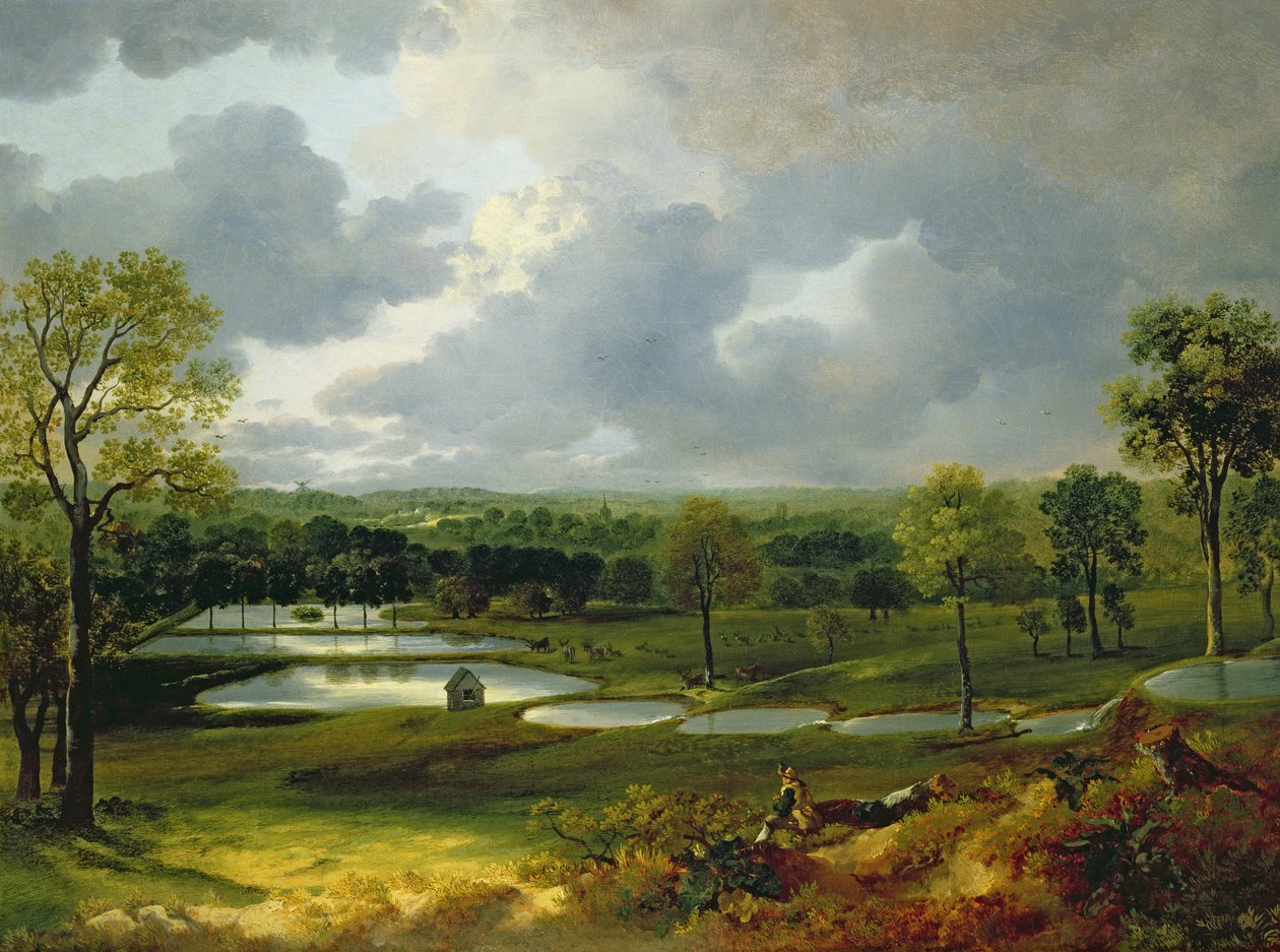 Holywells Park, Ipswich, 1748-50 od Thomas Gainsborough