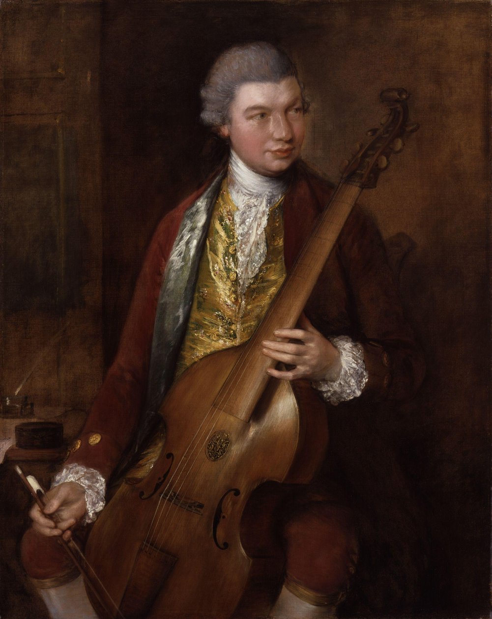 Karl Friedrich Abel od Thomas Gainsborough