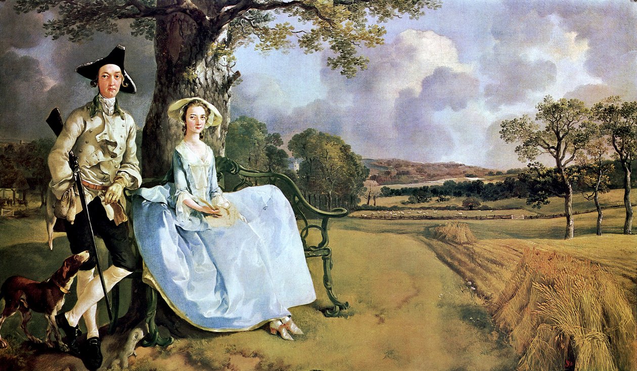 Pan a paní Andrewsovi od Thomas Gainsborough