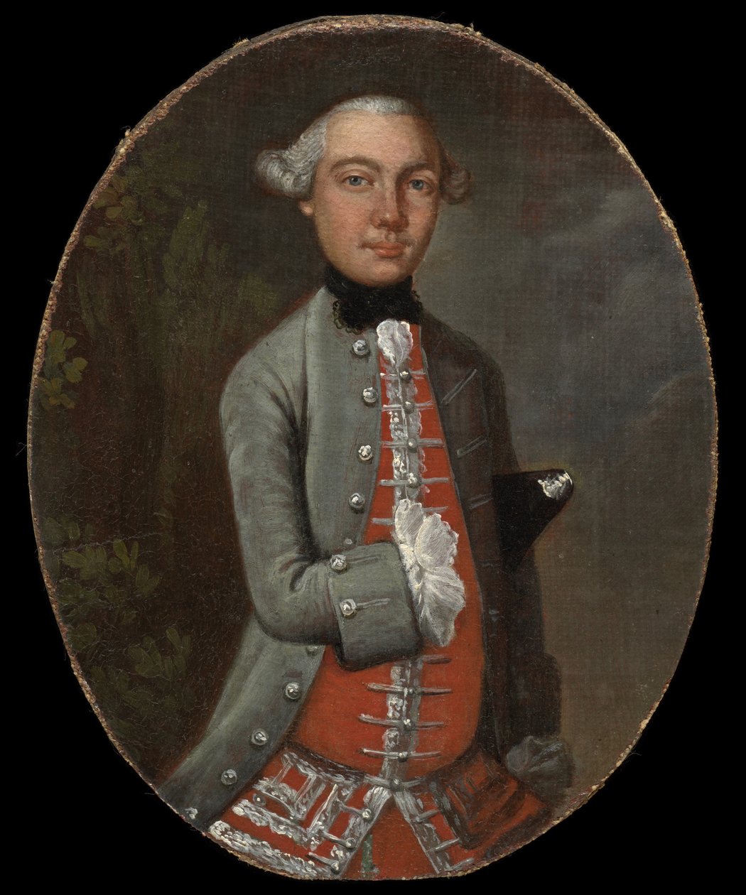 Portrét gentlemana, kolem 1745-48 od Thomas Gainsborough
