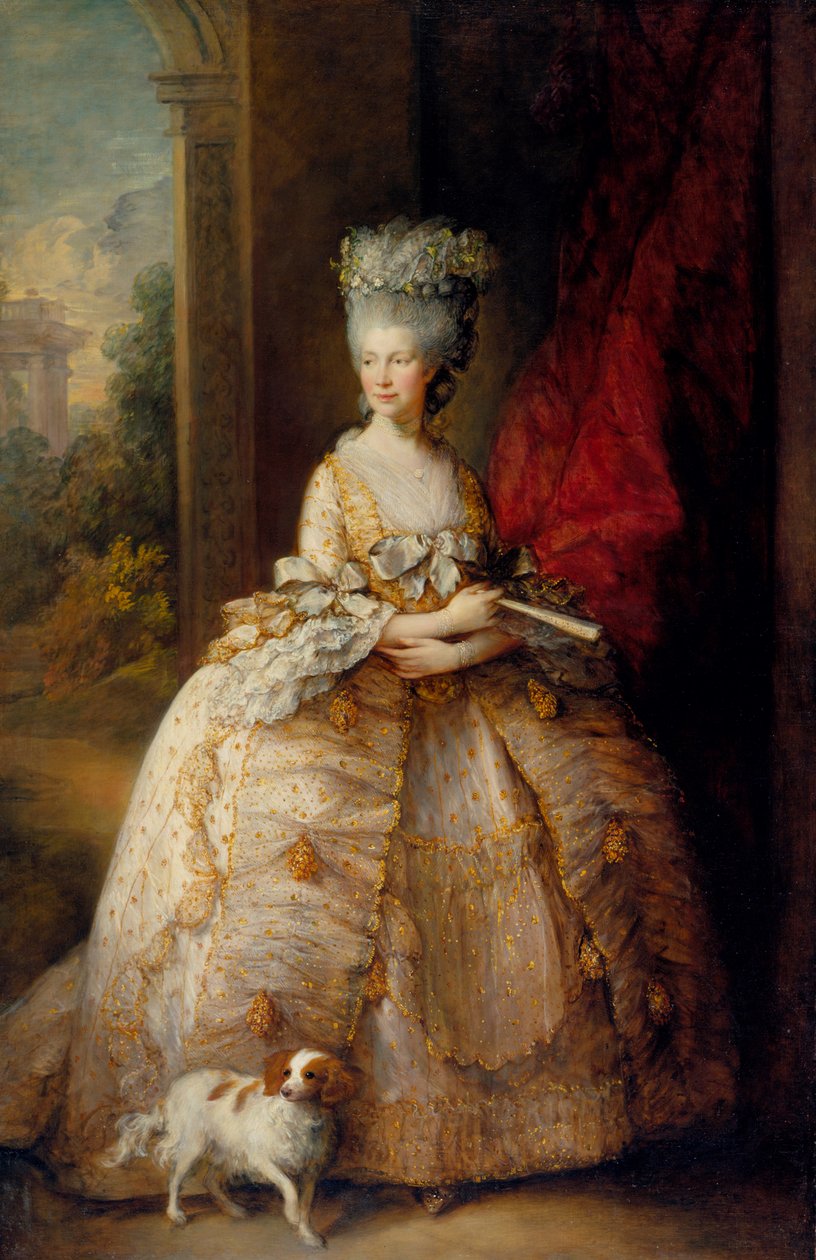 Královna Charlotta (1744-1818) od Thomas Gainsborough