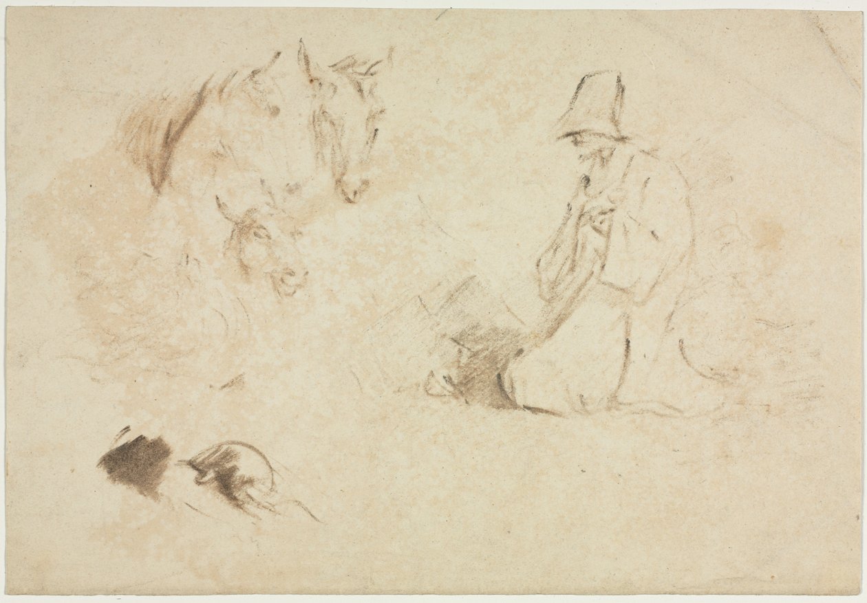 Náčrtky: Postavy a zvířata. od Thomas Gainsborough