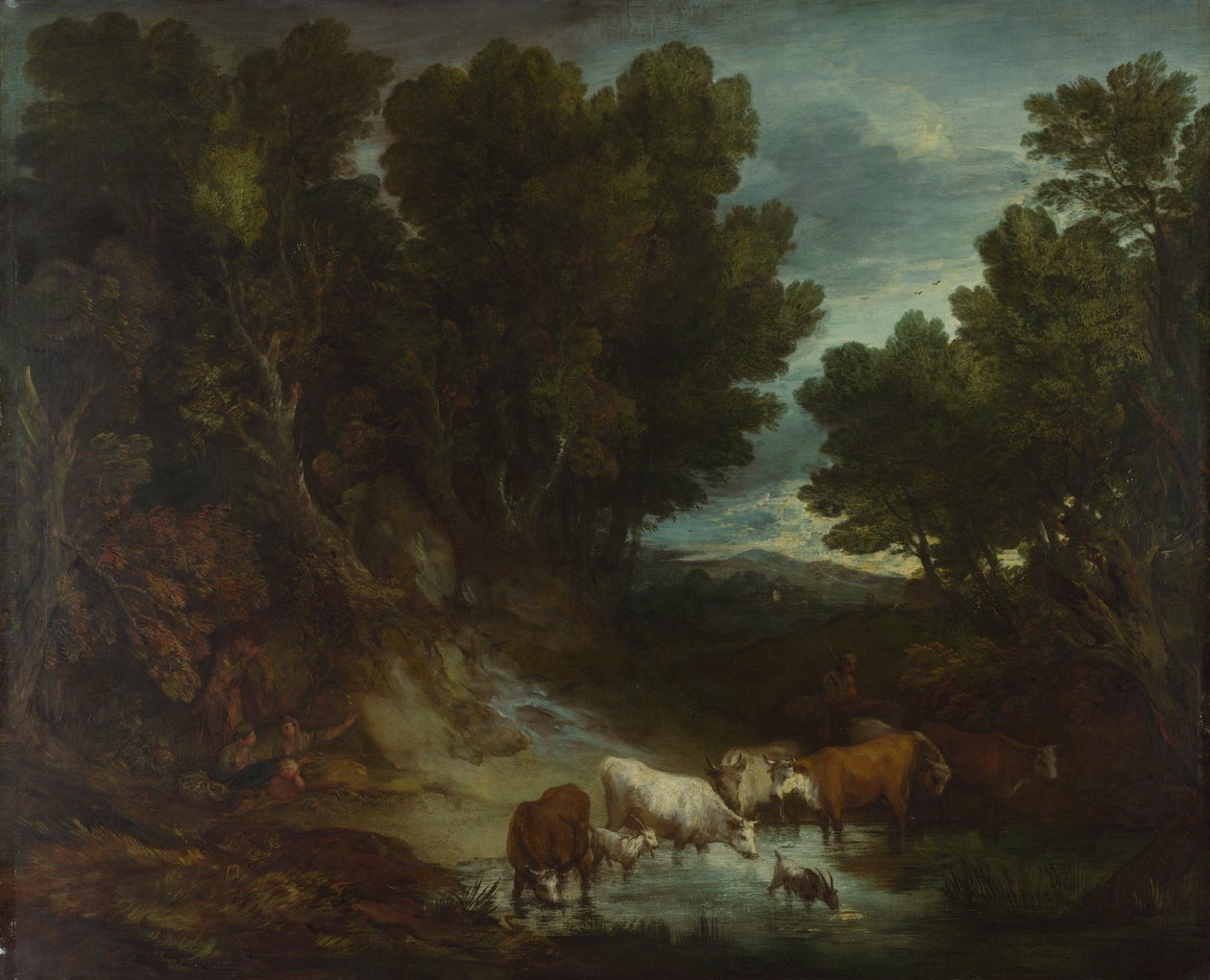 The Watering Place, před rokem 1777 od Thomas Gainsborough