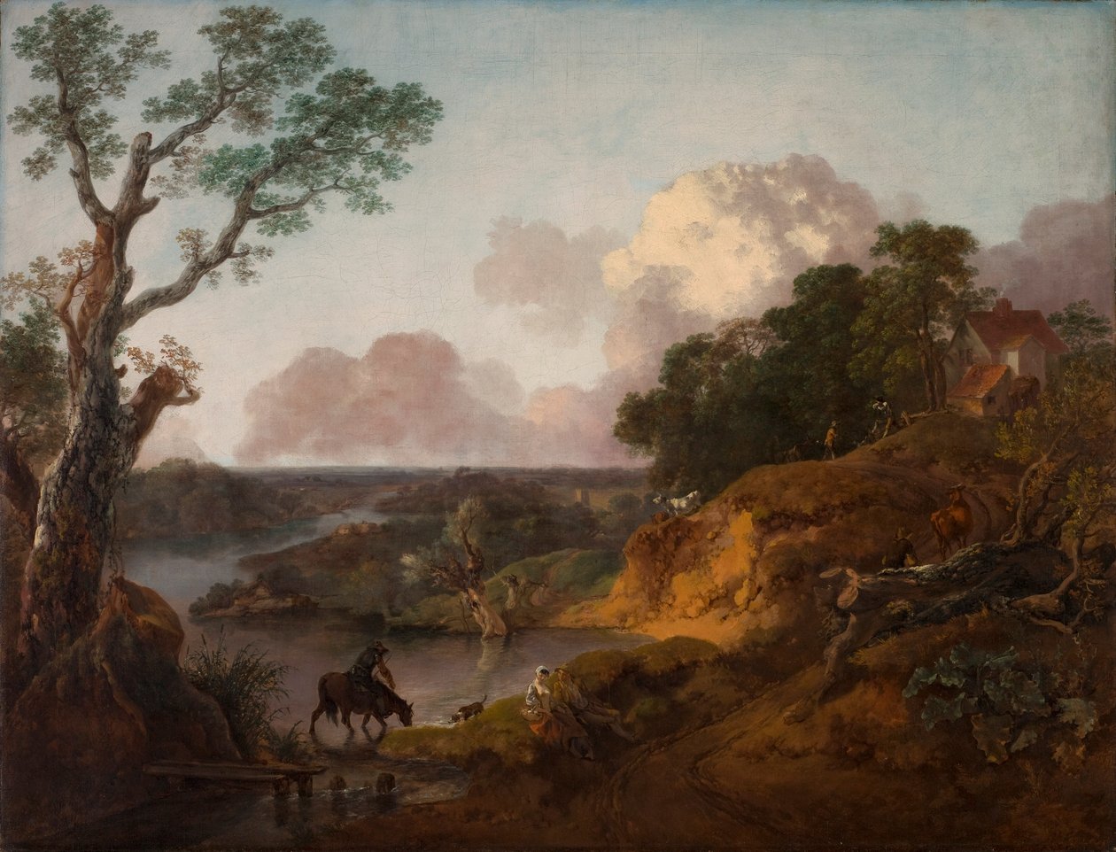 Pohled v Suffolku od Thomas Gainsborough