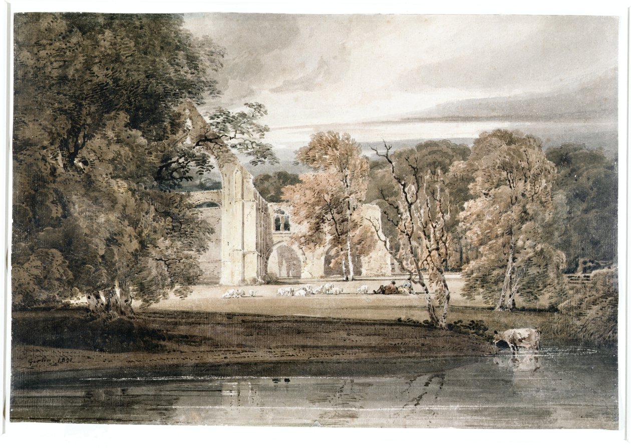 Bolton Abbey od Thomas Girtin
